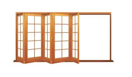 10 light: five door bifold - all left or all right