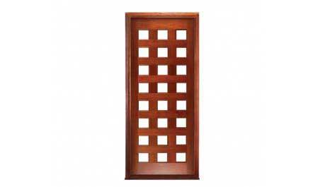 24 glazed panel: door in frame