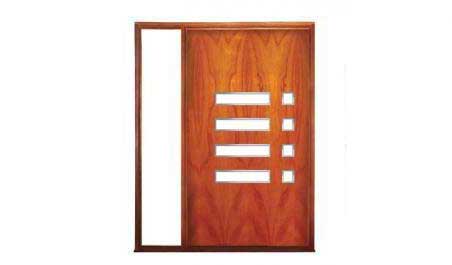 barre pivot: single door + fixed glass on left