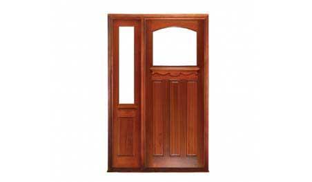 federation archtop: single door + sidelight on left